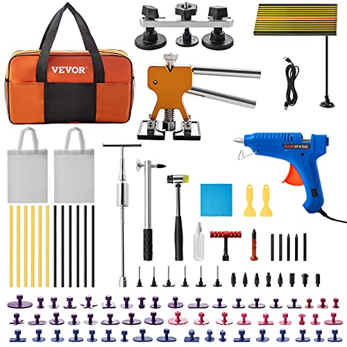 Vevor Strumenti Kit Automobile Da 89 Pezzi Per Rimozione Delle Ammaccature Con Estrattore E Pistola Per Colla A Caldo, Kit Rimozione Per Carrozzeria A