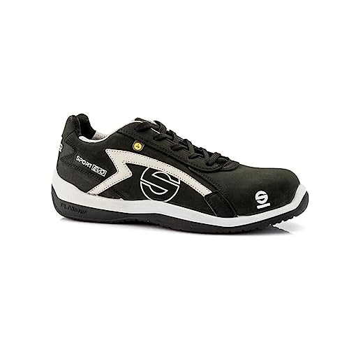 Sparco Sport Evo S3, Scarpa Antinfortunistica Uomo, Nero/Grigio, 48 Eu
