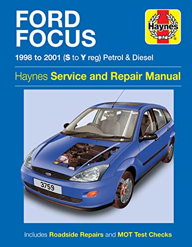 Ford Focus Petrol & Diesel (98 - 01) Haynes Repair Manual