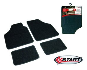 Set Completo Tappeti Per Auto Sport Rivestimenti Abitacolo Automobile