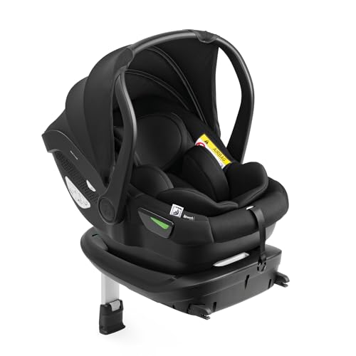 Hauck Ovetto Neonato Drive N Care Set Con Base Isofix Inclusa - Seggiolino Auto Dalla Nascita Approvato Un Ece R 129-03 - Per Bambini Da 40 A 87 Cm, R