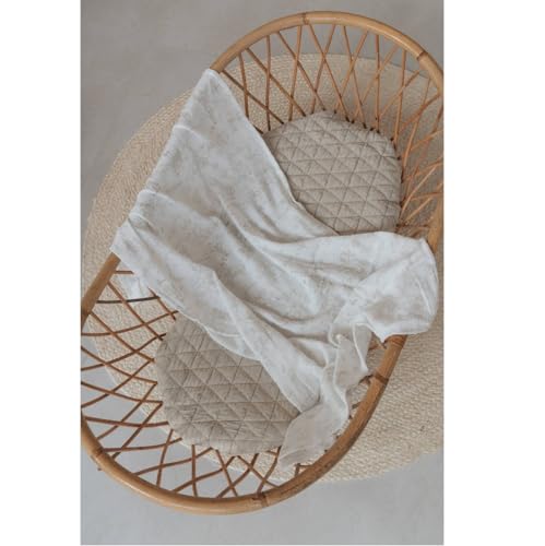 Bamboom Lenzuolo Per Lettino 110X140Cm Con Federa Oyster Grey
