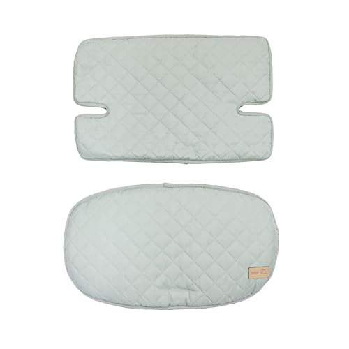 Roba Cuscino Riduttore Roba Style Per Seggiolone, 2 Pezzi, Per Modelli Sit Up, Impermeabile, Antimacchia, Universale, Imbottito, Con Fodera, Verde