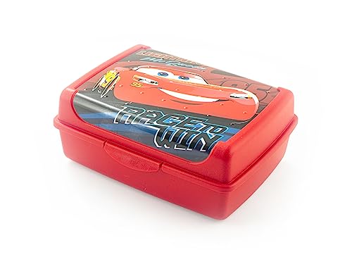 Lulabi Cars Race To Win Porta Pranzo, Polipropilene, Lunch Box, 17X13X6,5Cm