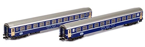 Kato - 2-Tlg Liegewagenset Bcm Sbb Altes Logo Blau Ib - Kat-K23009