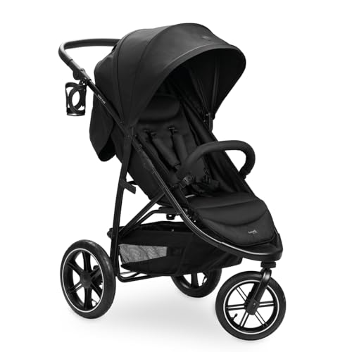 Hauck Passeggino 3 Ruote Rapid 3 Air - Passeggino Leggero 22Kg Portata - Passeggino Pieghevole, Reclinabile Dalla Nascita, Manico Regolabile - Protezi