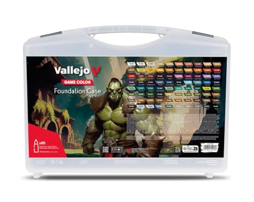 Vallejo 772180-Valigetta Colorata Game Color, 80 X 18 Ml, 72180