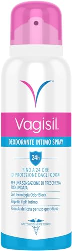 Vagisil Deodorante Intimo Spray Donna, Uso Quotidiano, Fino A 24 Ore Di Protezione Dagli Odori, Freschezza Prolungata, 125 Ml