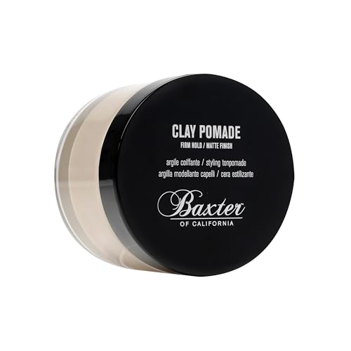 Baxter Of California Clay Pomade Per Capelli Naturali - Finitura Opaca A Tenuta Ferma. 2 Oz