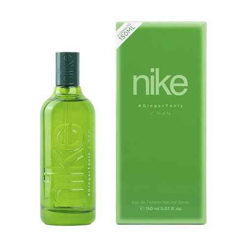 Nike - Ginger Tonic 150 Ml, Men'S Perfume In Spray Format, Nike Perfumed Male Cologne And Long Lasting, Fresh Eau De Toilette, Citrus And Floral Colog