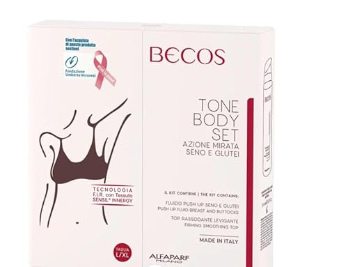 Tone Body Set- Azione Mirata Seno Glutei- Becos - Fluido Push Up+ Top Rassodante Levigante