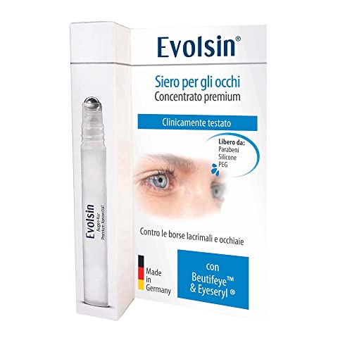 Evolsin Siero Per Gli Occhi | Gel Anti Borse Occhi E Occhiaie I Efficace Sollievo Da Borse, Rughe E Occhi Stanchi I Ingredienti Naturali Anti-Invecchi