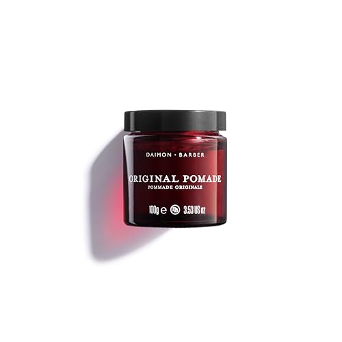 Daimon Barber Pomata Originale A Base D'Acqua, Media Lucentezza, Tenuta Media Per Capelli Da Uomo, Per Acconciature Slick Backs, Pompadours E Stili Na