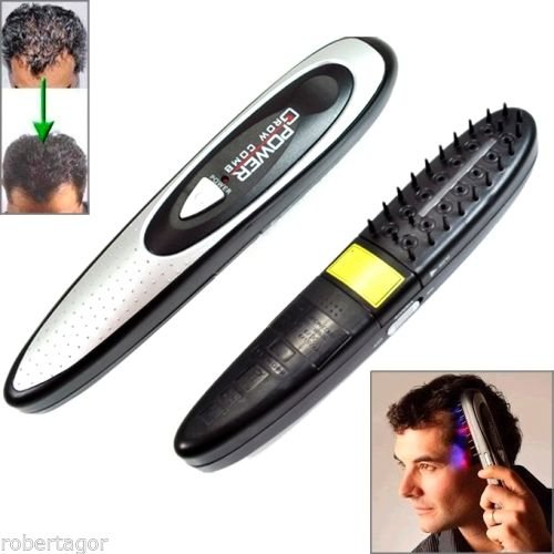 Gadgetsforyou! Spazzola Pettine Laser Anti Caduta Capelli Elettronica Grow Comb Per Uomo Donna