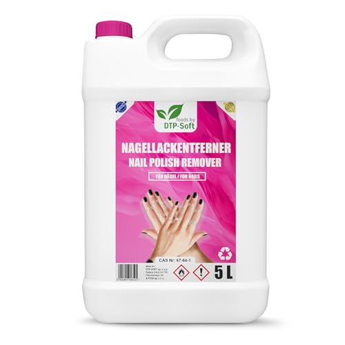 5 L, Solvente Per Unghie Di Alta Qualità, 5000 Ml, Veloce Ed Efficiente