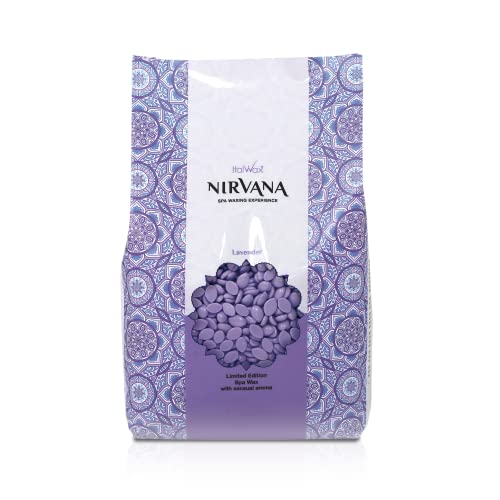 Italwax Vanira - 1Kg - Perline Di Cera Per Dura Per La Depilazione A Caldo Senza Strisce - Procedura Spa - Aroma Lavanda