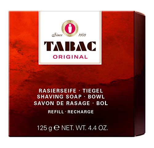 Tabac® Original | Ricarica Sapone Per Rasatura Per Crogioli – Consente Una Rasatura Facile E Accurata – Originale Dal 1959 | 125 G