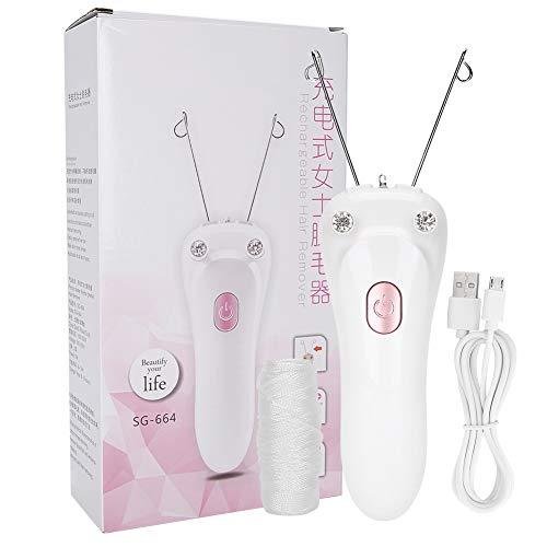 Filettatrice Per Epilatore Facciale Elettrico Per Epilazione Facciale Per Capelli Facciali Filo Di Cotone Epilatore Ricaricabile Per Rasoio Epilatore