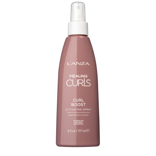 L'Anza Healing Curls Curl Boost Activating Spray - Spray Per Capelli E Definitore Dei Ricci, Amplifica La Consistenza Dei Capelli E Dona Una Tenuta Le