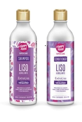 Happy Anne Kit Post - Stiratura Post Alisado | Shampoo 340Ml + Balsamo 340Ml