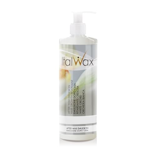Italwax Lozione Post Depilazione - 500Ml - Ritardante Della Ricrescita – Aroma Orchidea – Idrata E Rimuove I Residui Di Cera