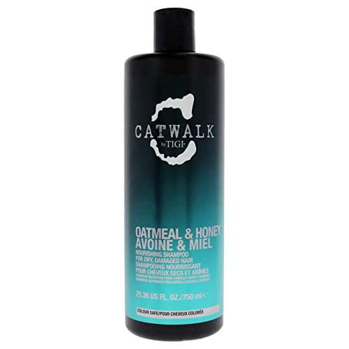 Tigi Catwalk Oatmeal & Honey Shampoo Per Capelli Secchi E Danneggiati, 750 Ml