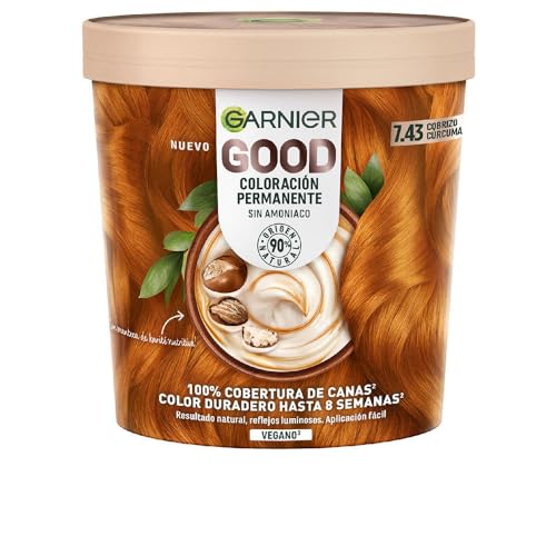 Garnier Colorazione Tintura Con Le Tue Mani, Kit Completo Cocoon 7.43 Tumeric Copper 550