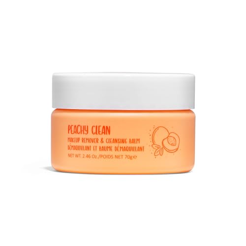W7 Peachy Clean Struccante & Balsamo Detergente - Estratto Di Pesca Naturale - Pelle Pulita Senza Olio
