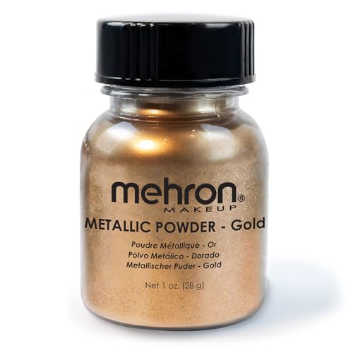 Mehron Make-Up Metallic Powder - Gold