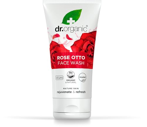 Dr. Organic - Cuidado Facial Con Rosa Orgánico, 150 Ml