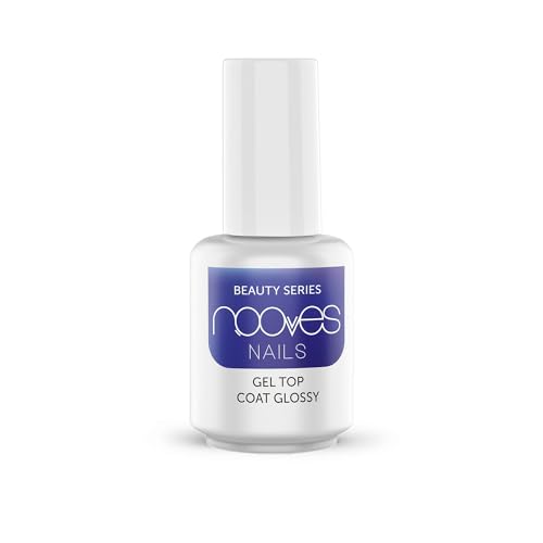 Nooves Nails - Gel Top Coat Glossy 15Ml - Finitura Ad Alta Brillantezza Con Uv/Led - Unghie In Gel