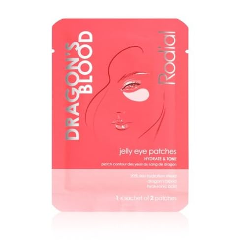 Rodial Dragon'S Blood Jelly Eye Patches (1 Bustina) - Elasticità E Fermezza, Acido Ialuronico E Dragon'S Blood Per Un Effetto Rimpolpante E Una Profon
