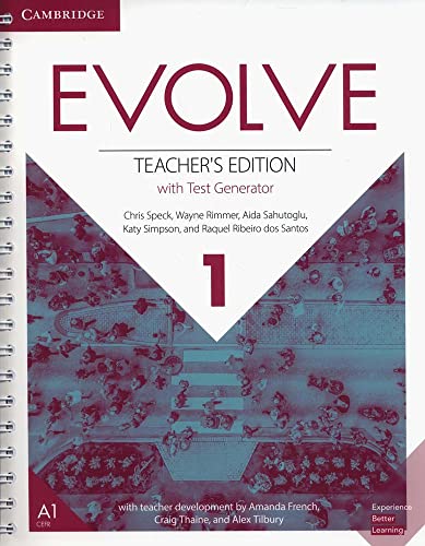 Evolve. 1 Teacher'S Edition With Test Generator