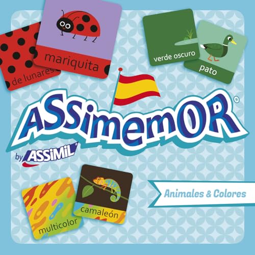 Assimemor Animales & Colores (Tiere & Farben): Das Kinderleichte Spanisch-Gedächtnisspiel Von Assimil [Lingua Spagnola]: 1