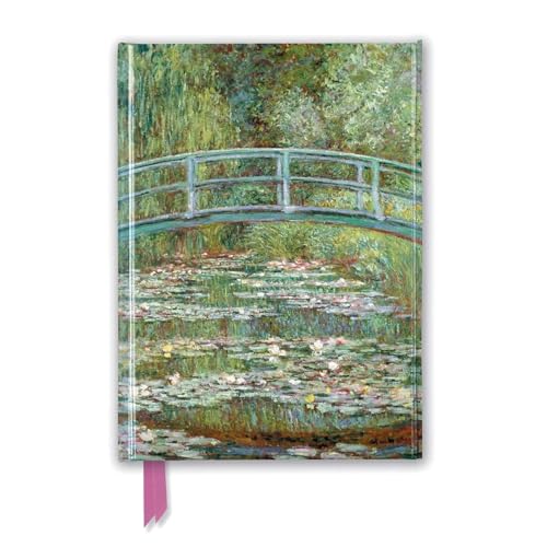 Claude Monet Foiled Journal: Bridge Over A Pond Of Water Lilies