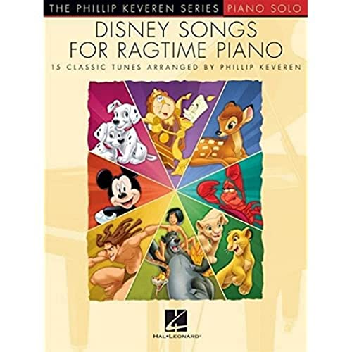 Disney Songs For Ragtime: Piano Solo: The Phillip Keveren Series - 15 Classic Tunes