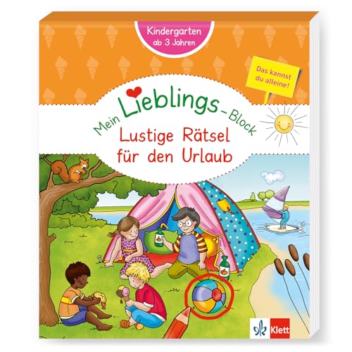 Klett Mein Lieblings-Block Lustige Rätsel Für Den Urlaub: Kindergarten, Ab 3 Jahren, Das Kannst Du Alleine!