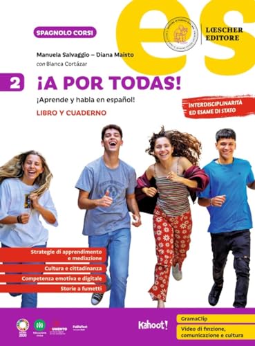 ¡A Por Todas! ¡Aprende Y Habla En Español! Libro Y Cuaderno. Per La Scuola Media (Vol. 2)