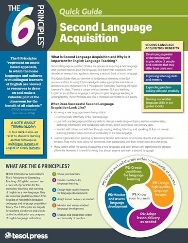 The 6 Principles Quick Guide For Second Language Acquisition