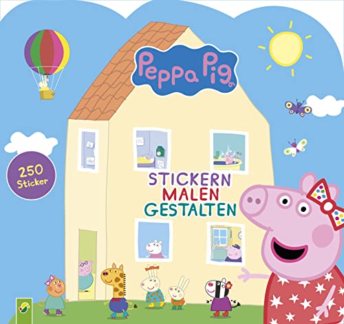 Peppa Pig Stickern Malen Gestalten: 250 Sticker