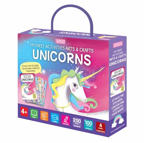 Unicorns. My First Activities Arts & Crafts. Ediz. A Colori. Con 200 Decals. Con 4 Scenes To Complete. Con Special Tracing Pen. Con 100 Stickers