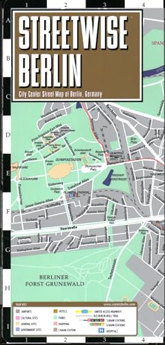 Streetwise Berlin Map: City Center Street Map Of Berlin, Germany
