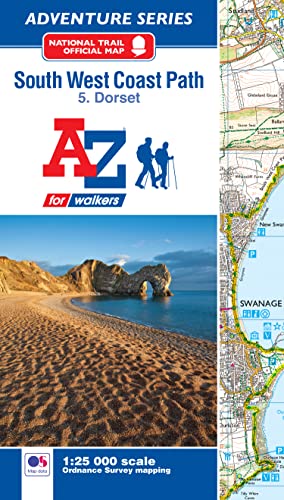South West Coast Path Dorset National Trail Official Map Dorset: With Ordnance Survey Mapping