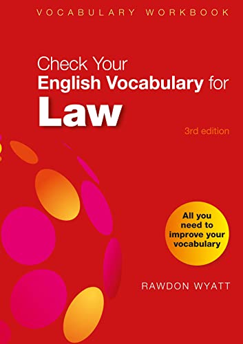 Check Your English Vocabulary For Law: All You Need To Improve Your Vocabulary