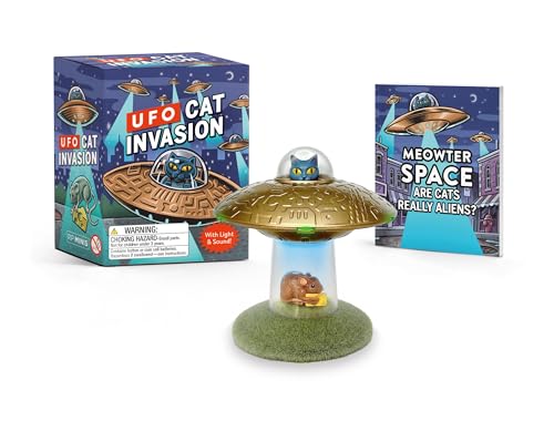 Ufo Cat Invasion: With Light And Sound!