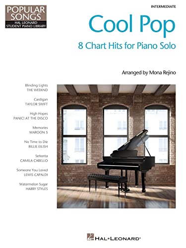 Cool Pop - Popular Songs Series 8 Chart Hits For Intermediate Piano Solo: 8 Chart Hits Arranged For Intermediate Piano Solo
