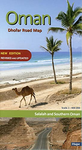 Oman: Dhofar Road Map: Salalah And Southern Oman. Gps-Taugliche Straßenkarte