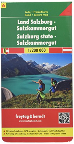 Land Salzburg Salzkammergut 1:200.000: Toeristische Wegenkaart 1:200 000: Oe 6