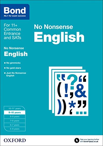 Bond: English: No Nonsense: 9-10 Years