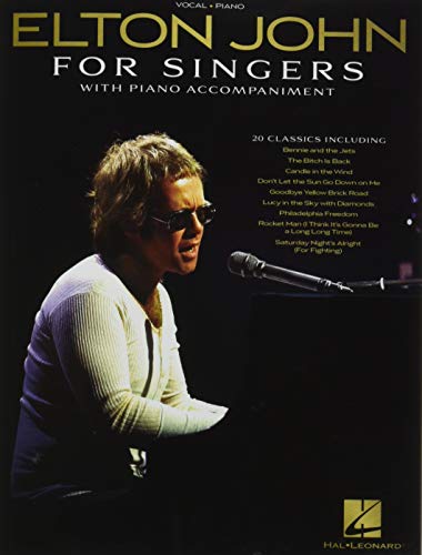 Elton John For Singers: With Piano Accompaniment. Vocal - Piano